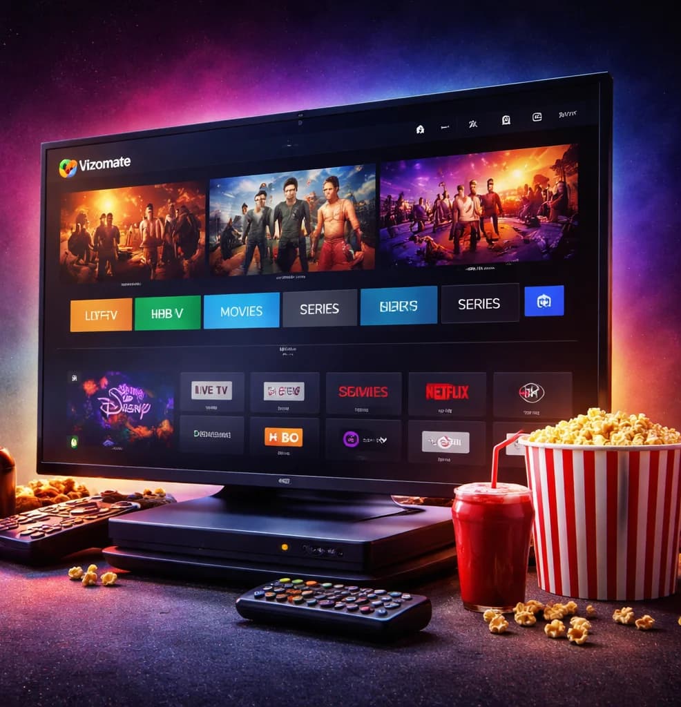 Streamora — live TV, movies and series streaming on a smart TV
